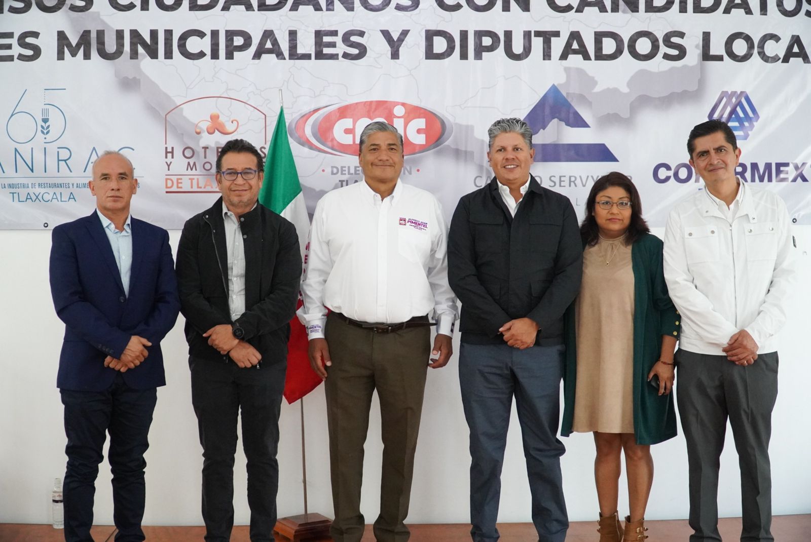 Presenta Adán Pimentel propuesta de gobierno para la capital de Tlaxcala ante el sector empresarial